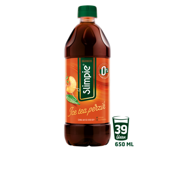 Slimpie Ice Tea Perzik Siroop 650 ml