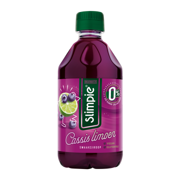 Slimpie Siroop Cassis limoen 300ML