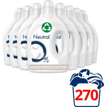 Neutral Wasverzachter Parfumvrij 5 x 27 wasbeurten