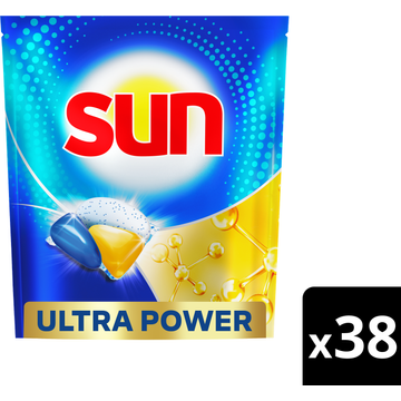 Sun Ultra Power Degreasing 38 Vaatwascapsules