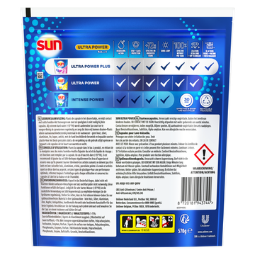 Sun Ultra Power Degreasing 38 Vaatwascapsules