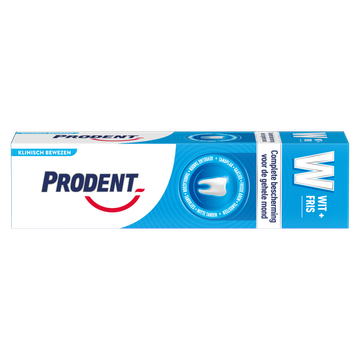 Prodent Tandpasta Wit + Fris 75 ML