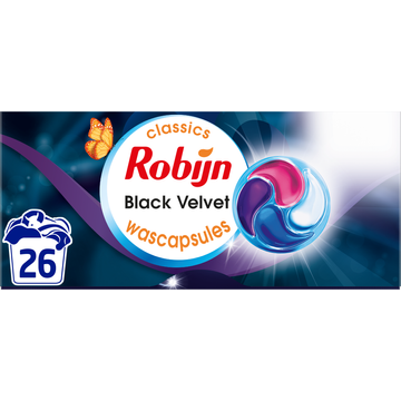Robijn Wasmiddel Capsules Black Velvet 26 Wasbeurten