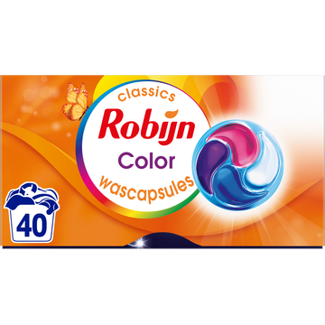 Robijn Wasmiddel Capsules Color 40 Wasbeurten