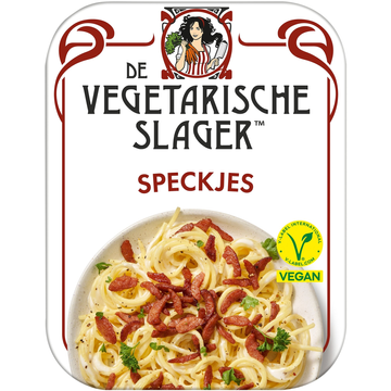 De Vegetarische Slager Speckjes Vegan 125 g