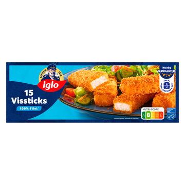 Iglo Vissticks 15 stuks 15 x 28 g