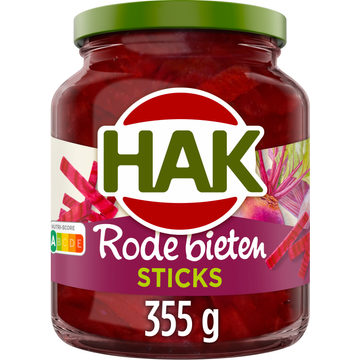Hak Rode Bieten Sticks Bio 355 g