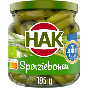 Hak Sperziebonen Bio 185 g