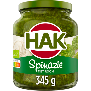 Hak Spinazie met Room Bio 345 g