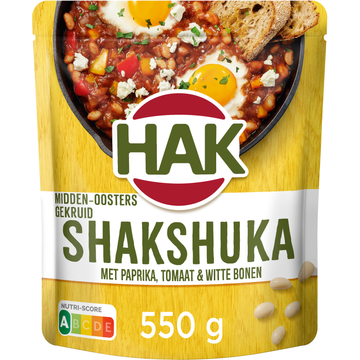 Hak Shakshuka met Paprika, Tomaat & Witte Bonen 550 g