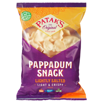 Pappadum snack lightly salted
