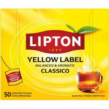 Lipton Yellow Label Classico 50 Stuks