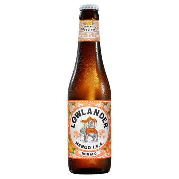 Lowlander Mango I.P.A. Non Alc Bier Fles 330 ml