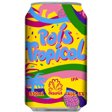 Oedipus Pais Tropical IPA Bier Blik 330 ml