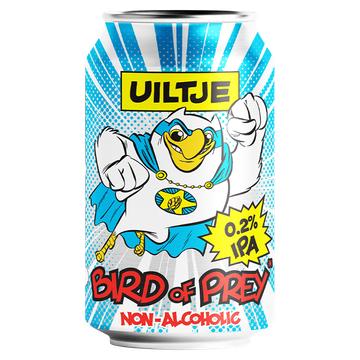 Uiltje Bird of Prey Non-Alcoholic 0,2% IPA Bier Blik 330 ml