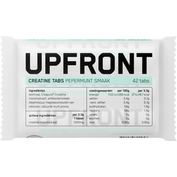 Upfront Creatine Tabletten Rolletjes Pepermunt 3x46.2g