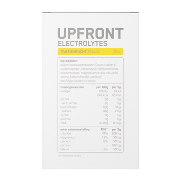 Upfront Electrolytes Sticks Passievrucht 10 Stuks