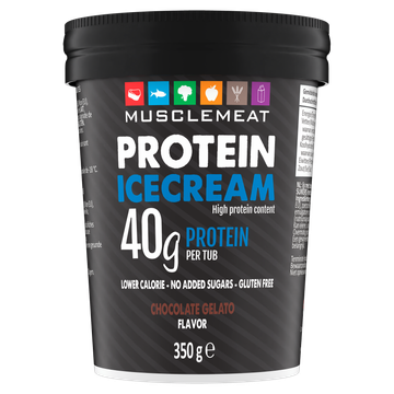 Muscle Meat Protein Icecream Chocolate Gelato Flavor 350 g