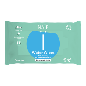 Naif Water Wipes Single Pack 40 Stuks