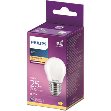 Philips Led Kogel 25W E27 box