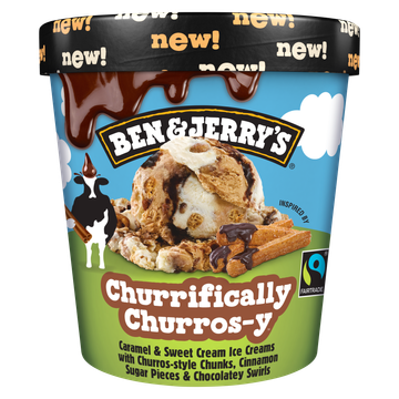 Ben & Jerry's IJs Churrifically Churros-y 465 ml