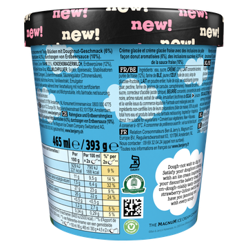 Ben & Jerry's Strawberry Doughnut-eee 393 g