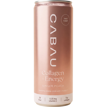 Cabau Lifestyle Collagen Energy Ginger Peach 250ML