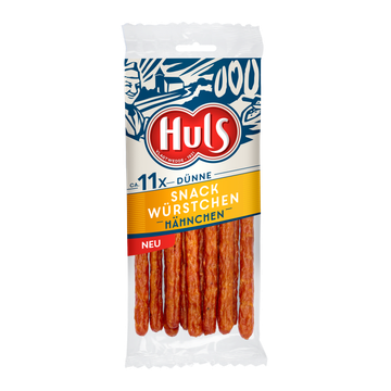 Huls Dunne Snackworstjes Kip 55g