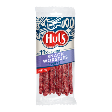 Huls Dunne Snackworstjes Truffel 55g