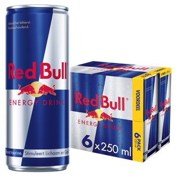 Red Bull Energy Drink voordeelverpakking - 6 x 250ml