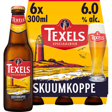 Texels Skuumkoppe Bier Fles 6 x 300 ml