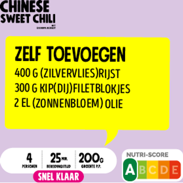 Jumbo Chinese Sweet Chili Verspakket 4 Personen