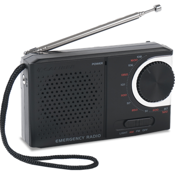 Caliber Noodradio met Lamp 1 Stuk