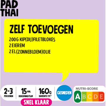 Jumbo Pad Thai Gesneden Verspakket 2-3 Personen