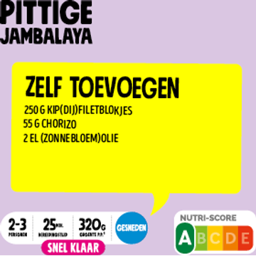 Jumbo Pittige Jambalaya Gesneden Verspakket 2-3 Personen