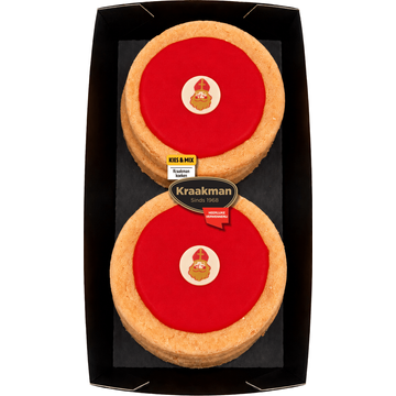 Kraakman Rode Fondantpencee Sint 4 Stuks