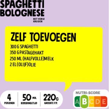Jumbo Spaghetti Bolognese Verspakket 4 Personen