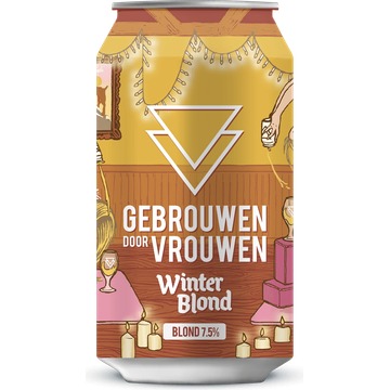 Gebrouwen Door Vrouwen Winter Blond 330ML