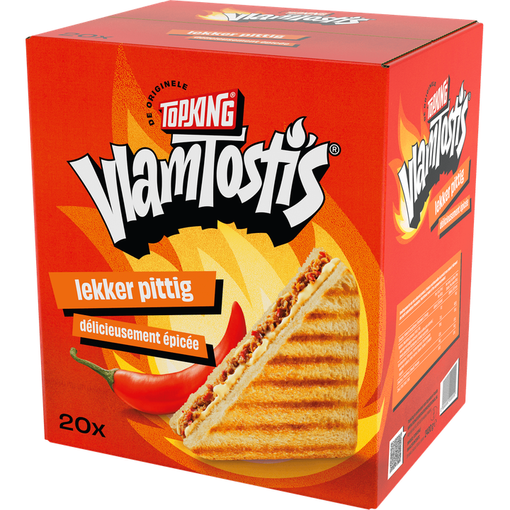 Topking Vlamtosti's, doos 20 Stuks
