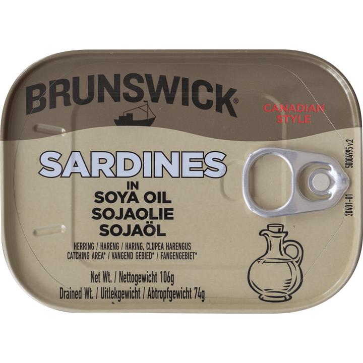 Brunswick Sardines in Sojaolie 106 g