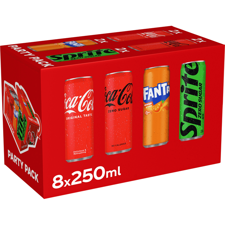 Coca-Cola Party Pack 8 x 250 ml