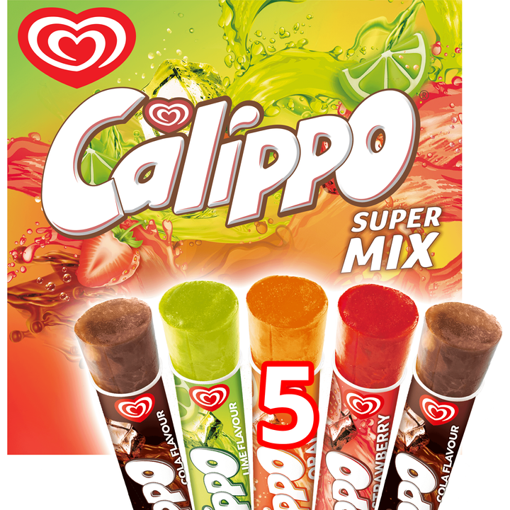 Ola IJs Calippo Supermix 5 stuks 5 x 105ml