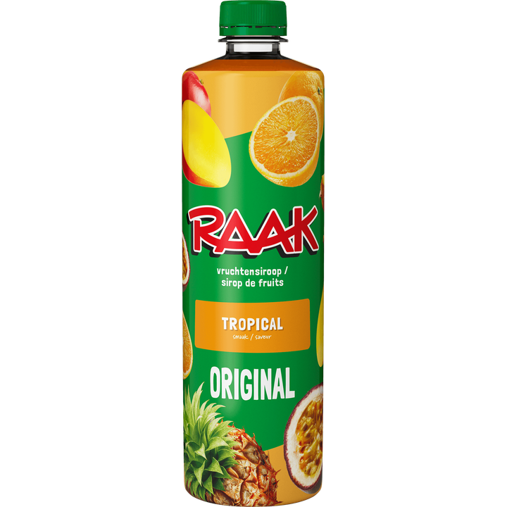 Raak Vruchtensiroop Tropical Fles 750ML
