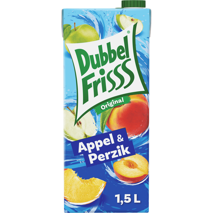 DubbelFrisss Appel - Perzik 1,5 L
