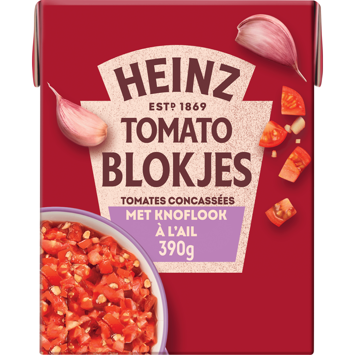 Heinz Tomaten met knoflook
