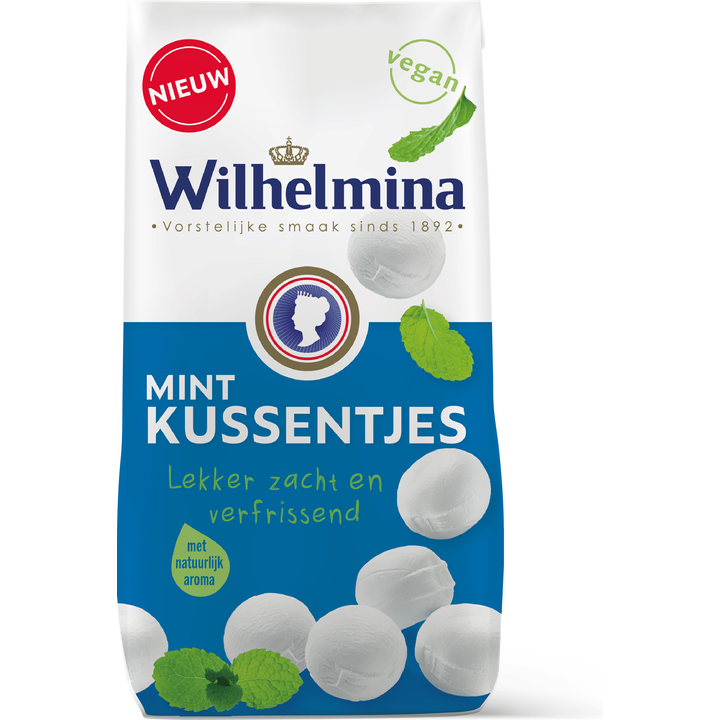 Wilhelmina Mint Kussentjes 200g