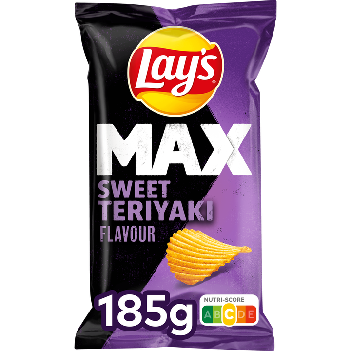 Lay's Max Ribbel Chips Sweet Teriyaki 185 gr