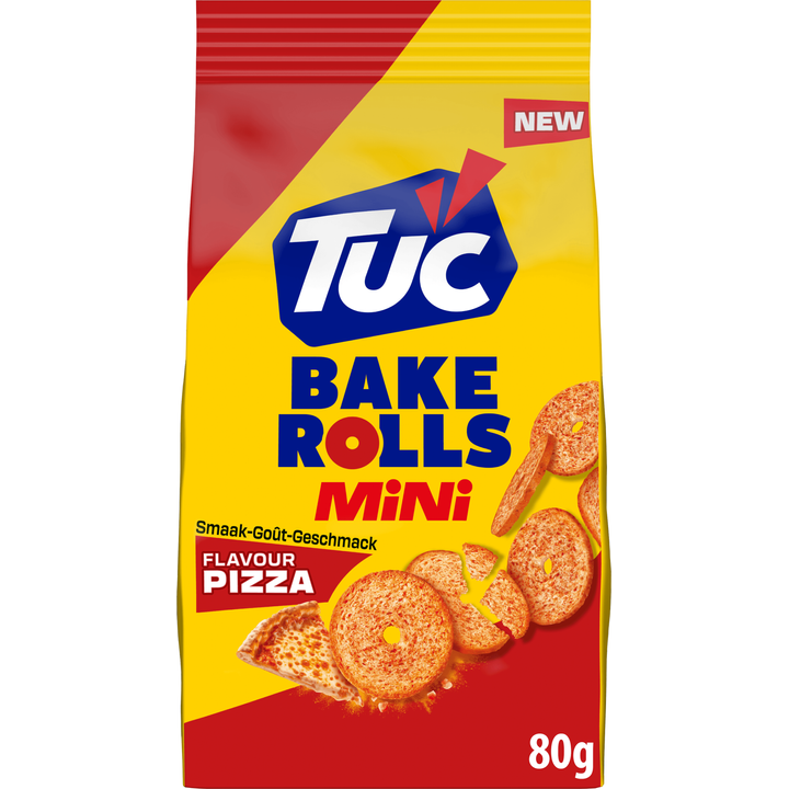 LU TUC TUC Bake Rolls Mini Pizza 80g