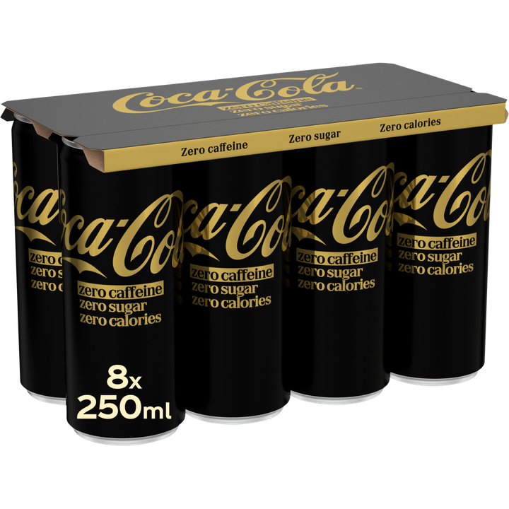 Coca-Cola Zero Sugar Zero Caffeine 8 x 250 ml