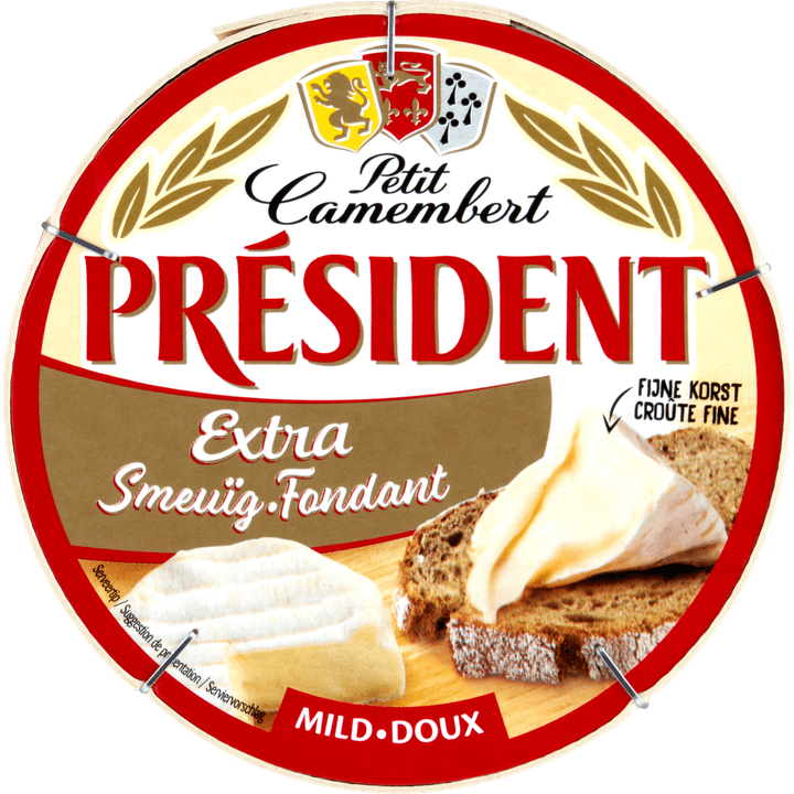 Président Petit Camembert Extra Smeuïg Mild Kaas